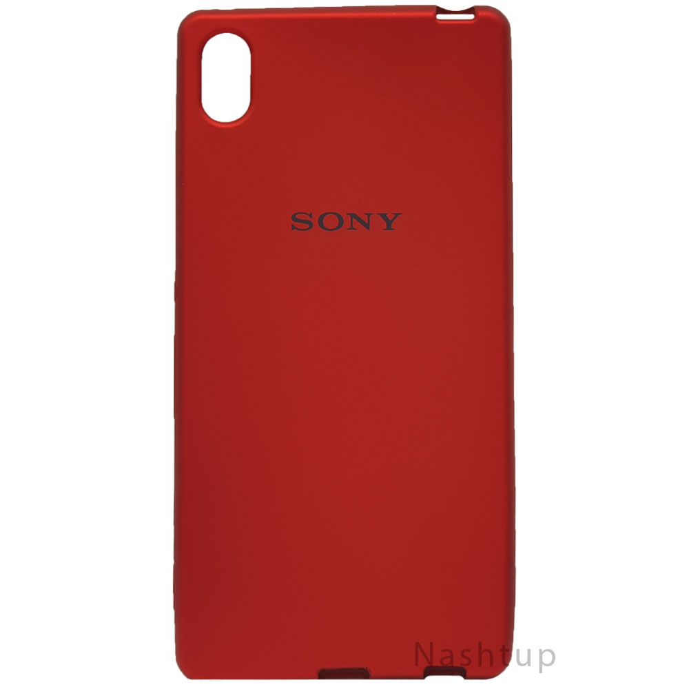 قاب طرح سيليكونى nice رنگ قرمز گوشى Sony Xperia Z4